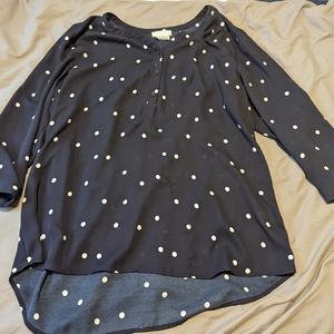 Van Heusen Polka Dot Blouse